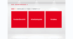 Desktop Screenshot of agenturhaus.com